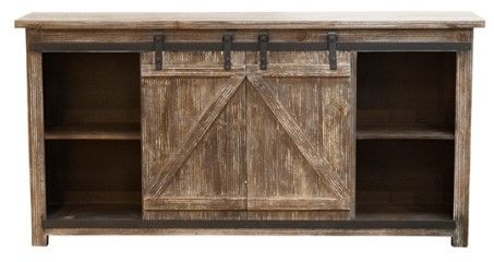 American Wholesale Furniture Barnwood 60" TV Console-0