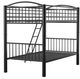 Powell® Heavy Metal Black Twin/Twin Bunk Bed-5