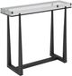 Uttermost® Midas Glass Top End Table with Bronze Metal Base-0