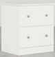 Perdue Woodworks Essential White 2-Drawer Nightstand-0