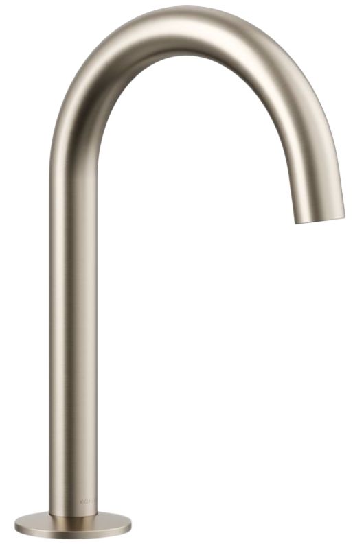 KOHLER® Components® Vibrant Brushed Nickel 1.2 GPM Bathroom Sink Faucet Spout with Tube Design-0