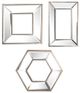 A & B Home 3-Piece Kirby Silver Mirror-0