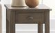 Null Furniture Brown Rectangular End Table-1