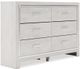 Signature Design by Ashley® Altyra 5-Piece White Queen Panel Headboard Bed Set-2