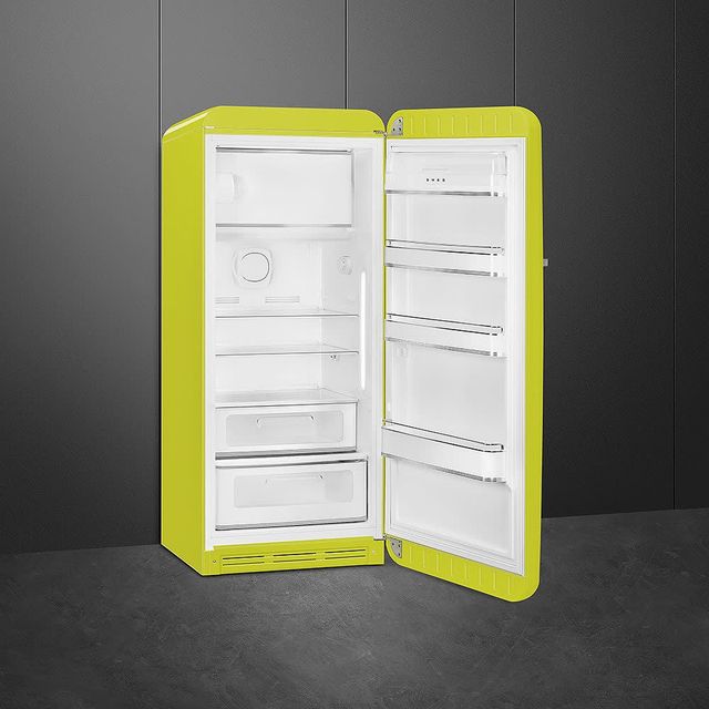 Smeg 50's Retro Style 9.9 Cu. Ft. Lime Green Compact Refrigerator-1