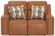 iAmerica Tuscany Whiskey Leather Power Reclining Loveseat with Power Headrest-1