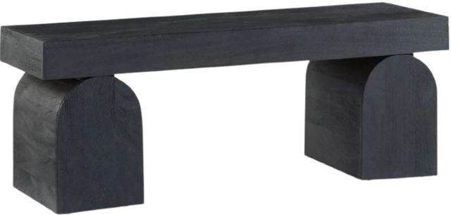 Signature Design by Ashley® Holgrove Matte Black Accent Bench-0