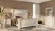 International Furniture Direct Terra Distressed Vintage White Nightstand-1