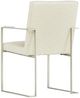 Michael Amini® Laguna Ridge Brushed Silver/Champagne Arm Chair-3
