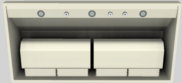 Vent-A-Hood® 48" Biscuit Wall Mounted Range Hood-3