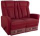 GoBerce® Red Reclining Loveseat-0