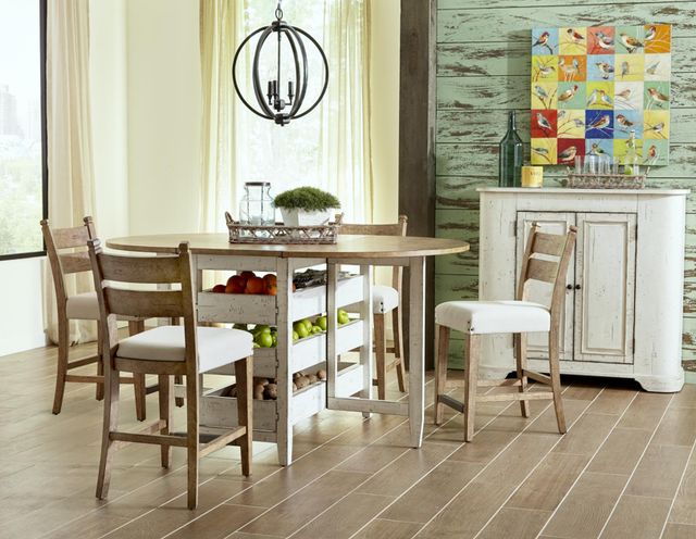 Legacy Classic Coming Home Brown Counter Table with Chalk Base-1