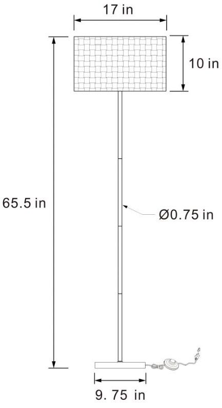 Coaster® Ramiro Gold Floor Lamp-3