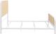 Coaster® Lanewood White King Metal Rod Bed-2