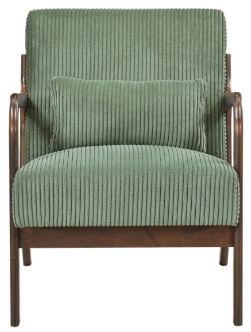 Homelegance® Twill Brown/Green Accent Chair-2