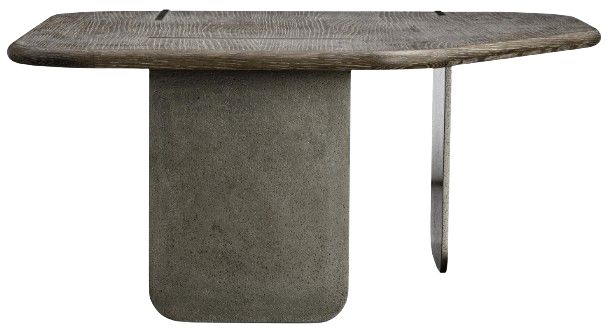 Bernhardt Melba Bernhardt Living Puma 36" Cocktail Table with Graphite Base-3