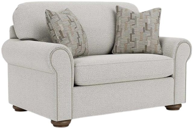 Flexsteel® Preston Silver Glacier Twin Sleeper Chair-0