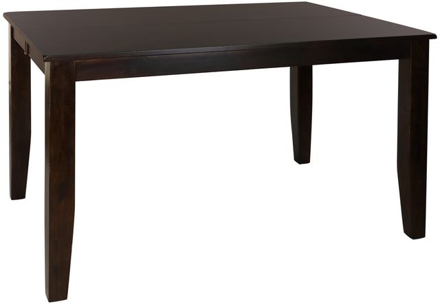 Mazin Furniture Crown Point 7-Piece Warm Merlot Counter Height Dining Table and Chair Set-2