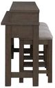 Liberty Furniture Cascade Falls 4-Piece Gray Mist/Satin Espresso Counter Dining Set-3