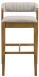 Armen Living Landyn Amber Glow/Slip Gray Counter Stool-1