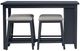 Liberty Furniture Brook Creek 5-Piece Navy Counter Height Dining Set-4
