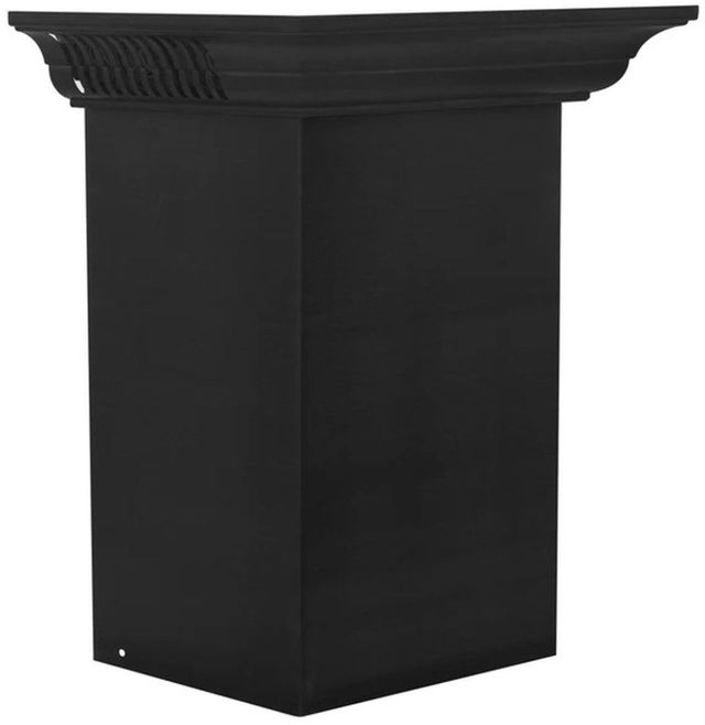 ZLINE Black Stainless Steel Crown Molding with Builtin Bluetooth