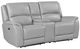 Steve Silver Co. Alexandria 3-Piece Stone Leather Power Reclining Console Loveseat-0