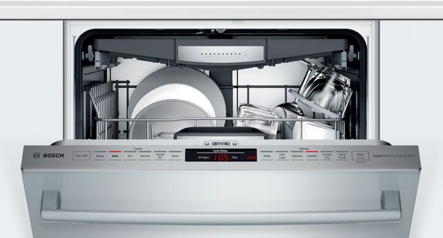 Bosch® 800 Series DLX 24" Stainless Steel Top Control Built In Dishwasher-2