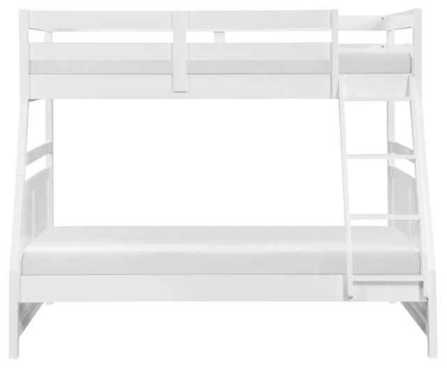 Homelegance® Sloane White Twin/Full Bunk Bed-2