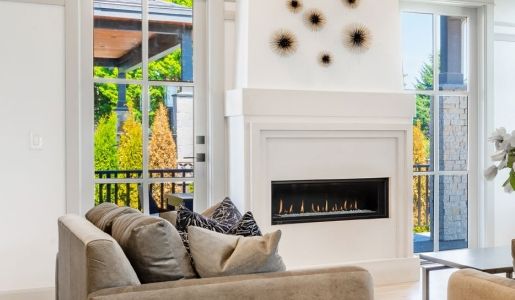 Montigo DelRay Black 48" Linear Full-Load Direct-Vent Natural Gas Fireplace Montigo DelRay Black 48" Linear Full-Load Direct-Vent Natural Gas Fireplace