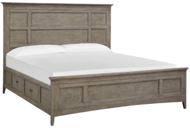 Magnussen Home® Paxton Place Dovetail Gray Queen Storage Bed-0