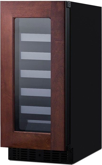 Summit® 15” 1.8 Cu. Ft. Panel Ready Built-In Wine Cellar-3