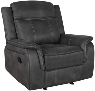 Coaster® Lawrence Charcoal Glider Recliner