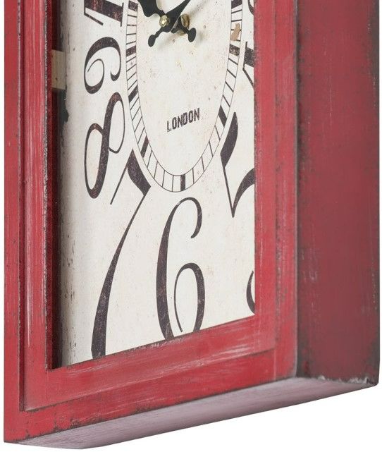 YHD Wavin' Red Wall Clock-2