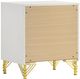 Coaster® Lucia 4-Piece Beige/White Eastern King Bedroom Set-4
