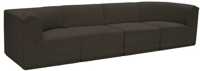 Meridian Furniture Ollie 4-Piece Brown Modular Sofa-0