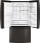 GE Profile™ 36" 27.8 Cu. Ft. Black Stainless Steel French Door Refrigerator-2