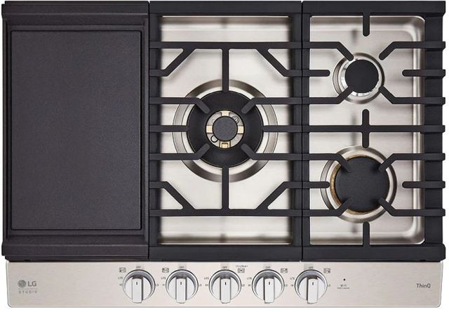 LG Studio 30" Stainless Steel Gas Cooktop -4