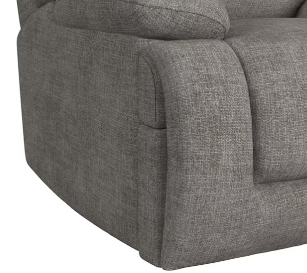 Elements International Odessa Amount Gray Power Recliner-4