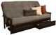 Kodiak Furniture Monterey Marmont Thunder/Espresso Queen Storage Futon with Mattress -0