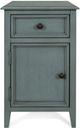 StyleCraft Aged Seafoam 1-Drawer Side Table-0