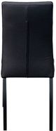 Corcoran Importation 2-Piece Black Leather Dining Side Chair Set-3
