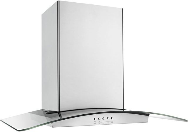 Whirlpool® 36" Glass Island Hood-Stainless Steel-2