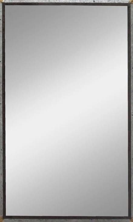 Classy Art Style 17 Chrome/Gray Wall Mirror-1