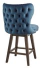 Olliix by Madison Park Hancock Dark Blue 27" Swivel Counter Stool-3