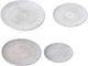 A & B Home 4-Piece Antique White Trays-0