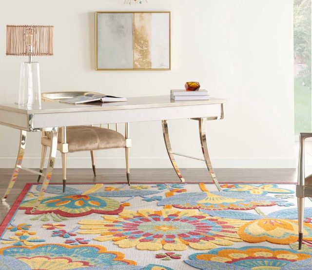 Nourison Home™ Aloha Multicolor 5'x8' Style 93 Area Rug-1