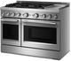 KitchenAid® 48" Stainless Steel 6 Burner Freestanding Pro Style Gas Range with Griddle-3