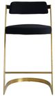 VIG Furniture Modrest Shandra Black/Gold Counter Stool-1