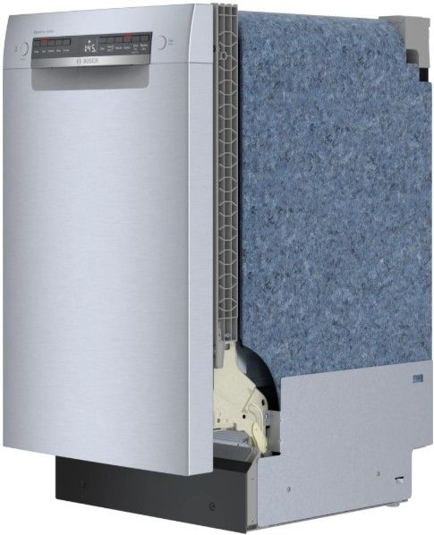 Bosch® 300 Series 18" Stainless Steel Front Control Built In Dishwasher-3